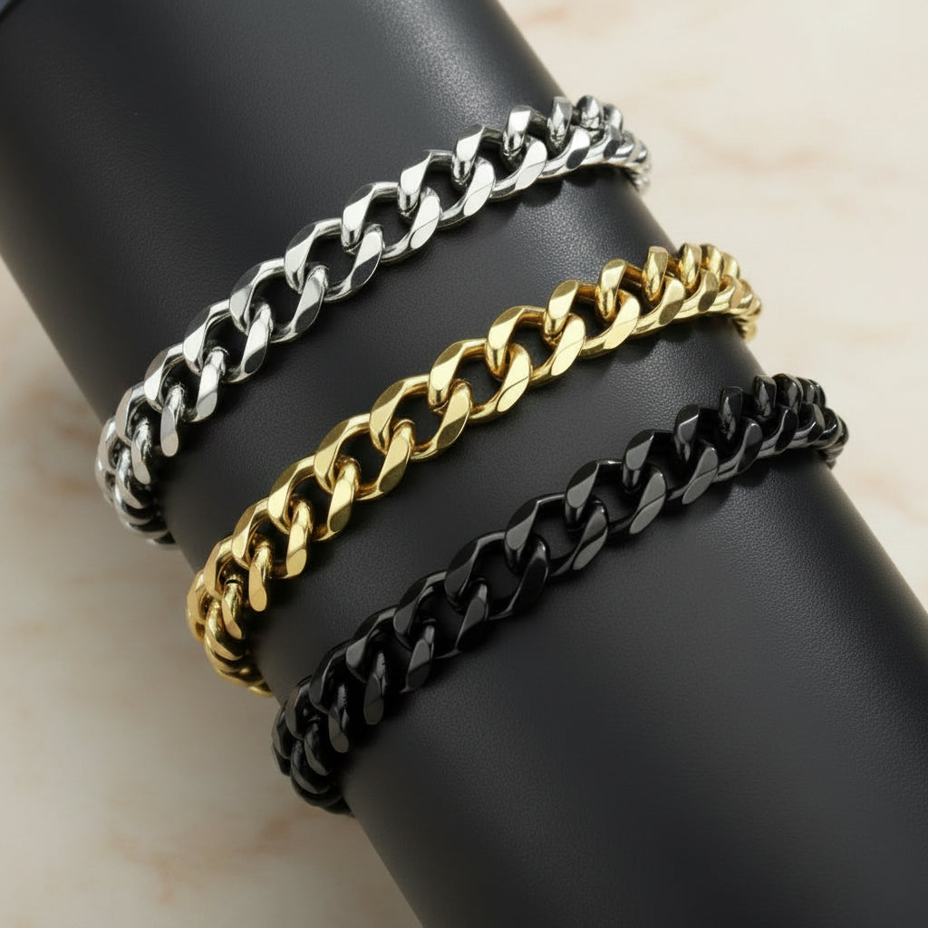 Bracelet Lumëa Chaîne Cubaine - Acier Inoxydable