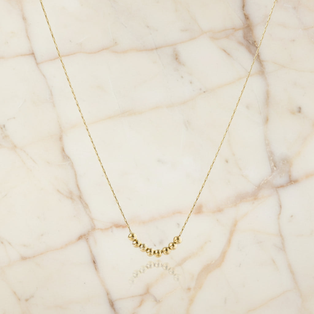 Collier Lumëa Perles d'Or - Chaîne Fine Plaquée Or