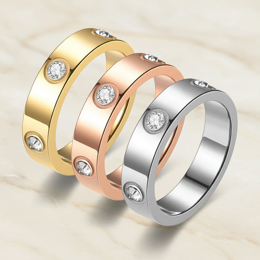 Bague Lumëa Diamant Classique - Acier Inoxydable