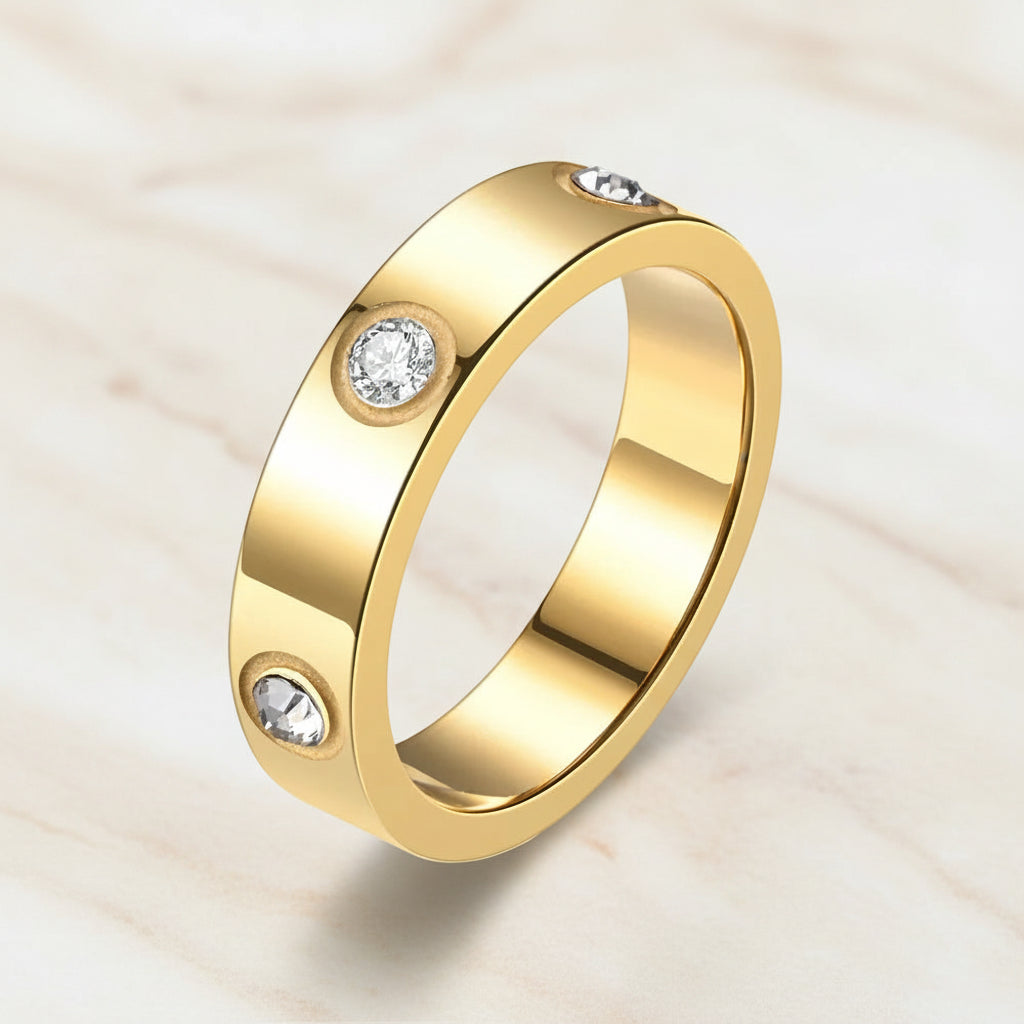 Bague Lumëa Diamant Classique - Acier Inoxydable