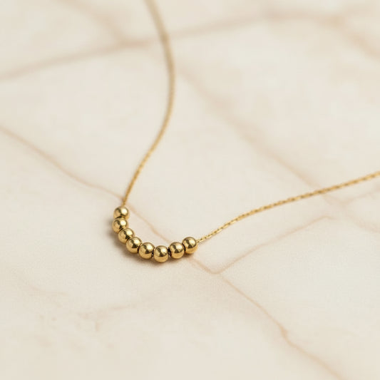 Collier Lumëa Perles d'Or - Chaîne Fine Plaquée Or