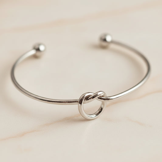 Bracelet Lumëa Lien - Jonc Nœud Plaqué Or