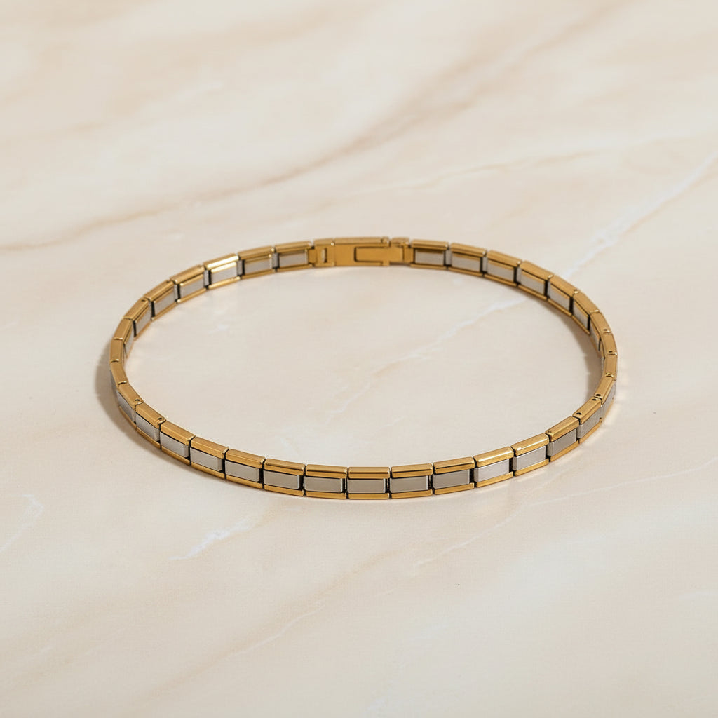 Bracelet Lumëa Maille Italienne - Acier Inoxydable Slim