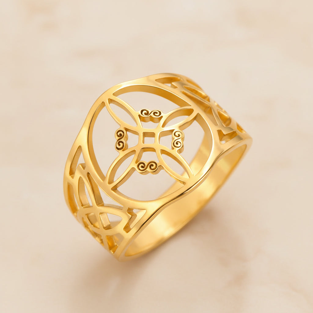 Bague Lumëa Nœud Celtique - Acier Inoxydable