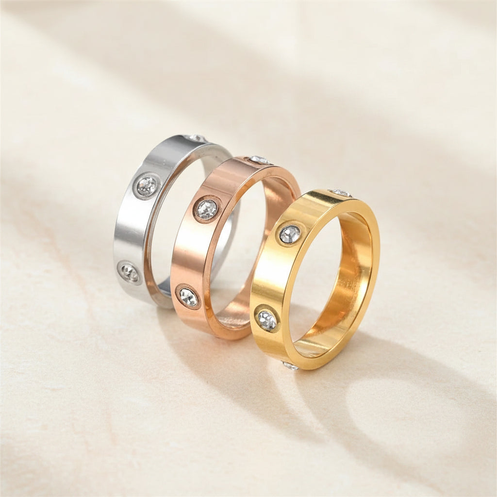 Bague Lumëa Diamant Classique - Acier Inoxydable