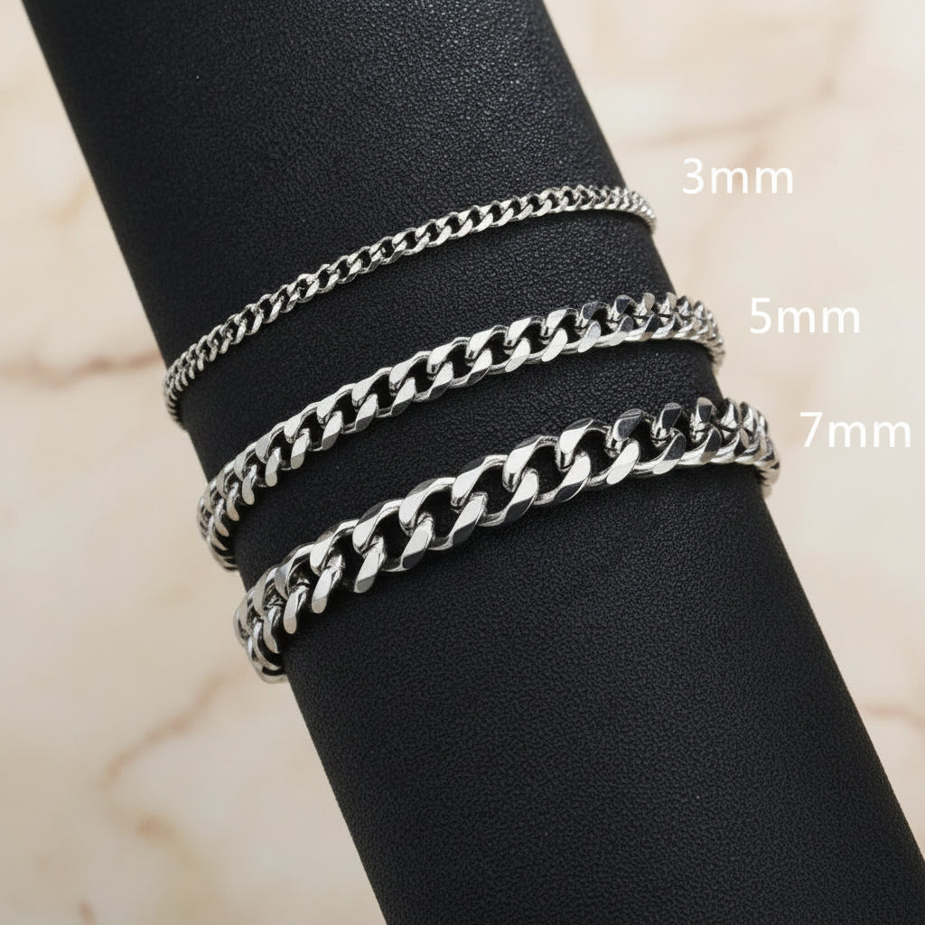 Bracelet Lumëa Chaîne Cubaine - Acier Inoxydable