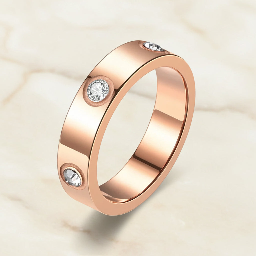 Bague Lumëa Diamant Classique - Acier Inoxydable