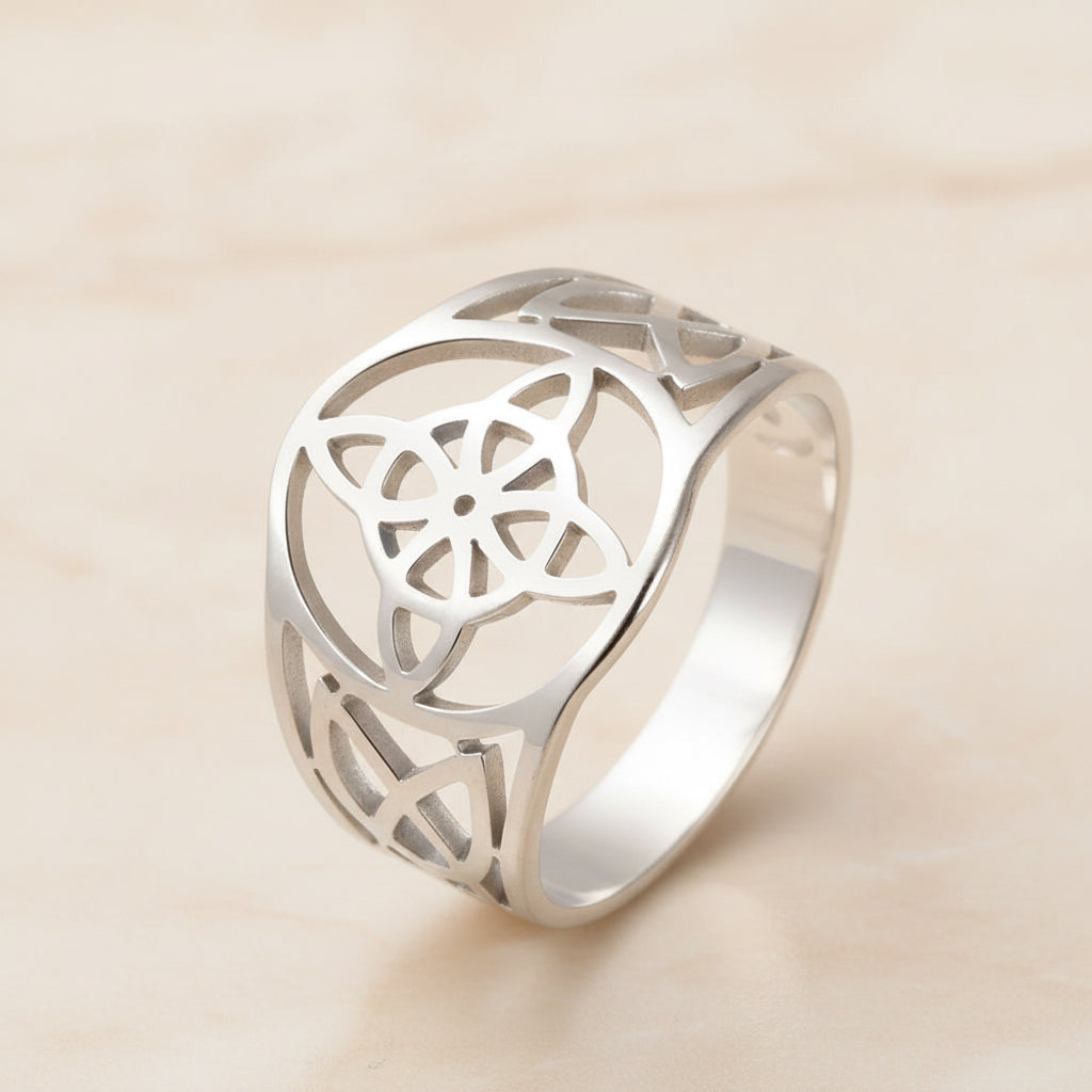 Bague Lumëa Nœud Celtique - Acier Inoxydable