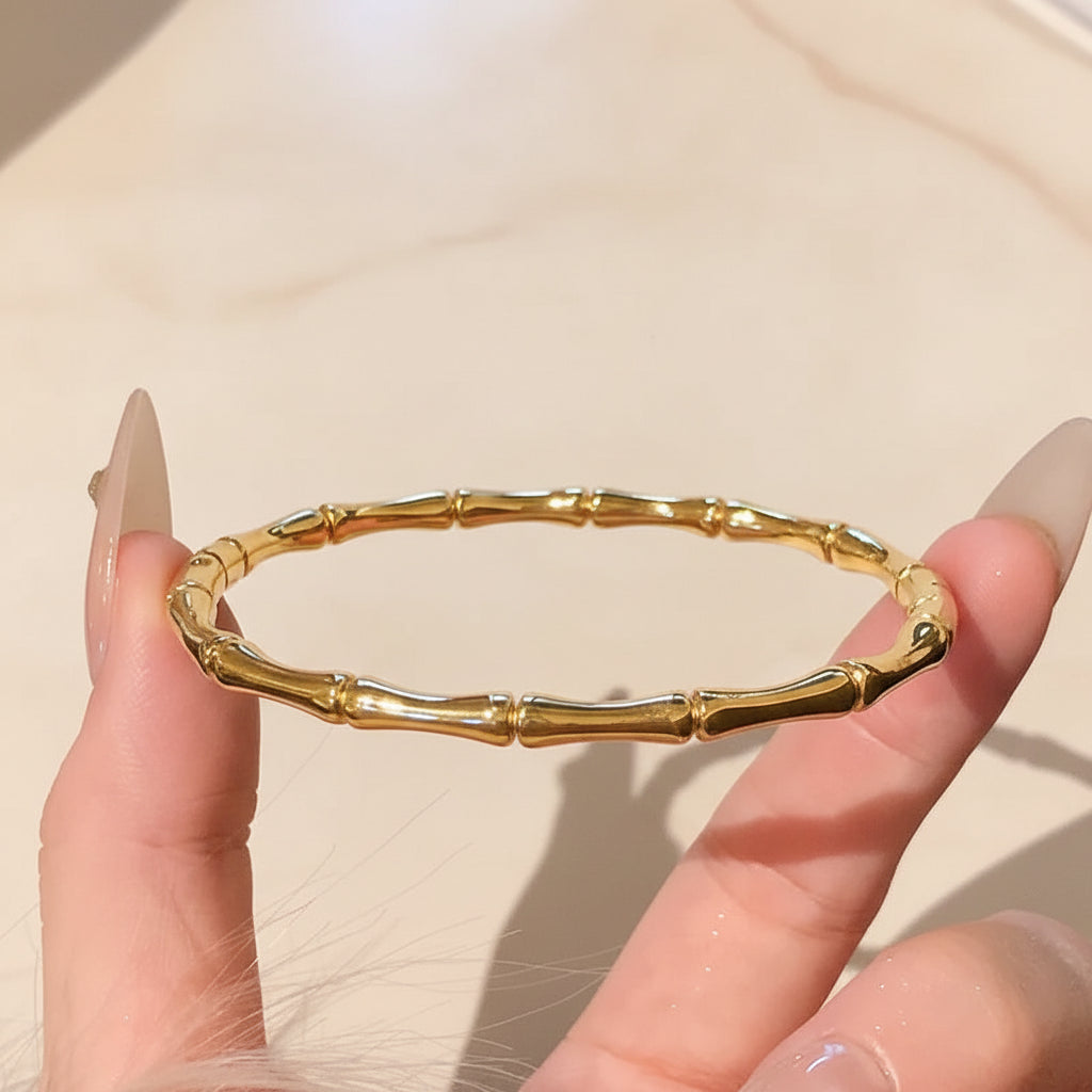 Bracelet Lumëa Zircon Doré - Acier Plaqué Or