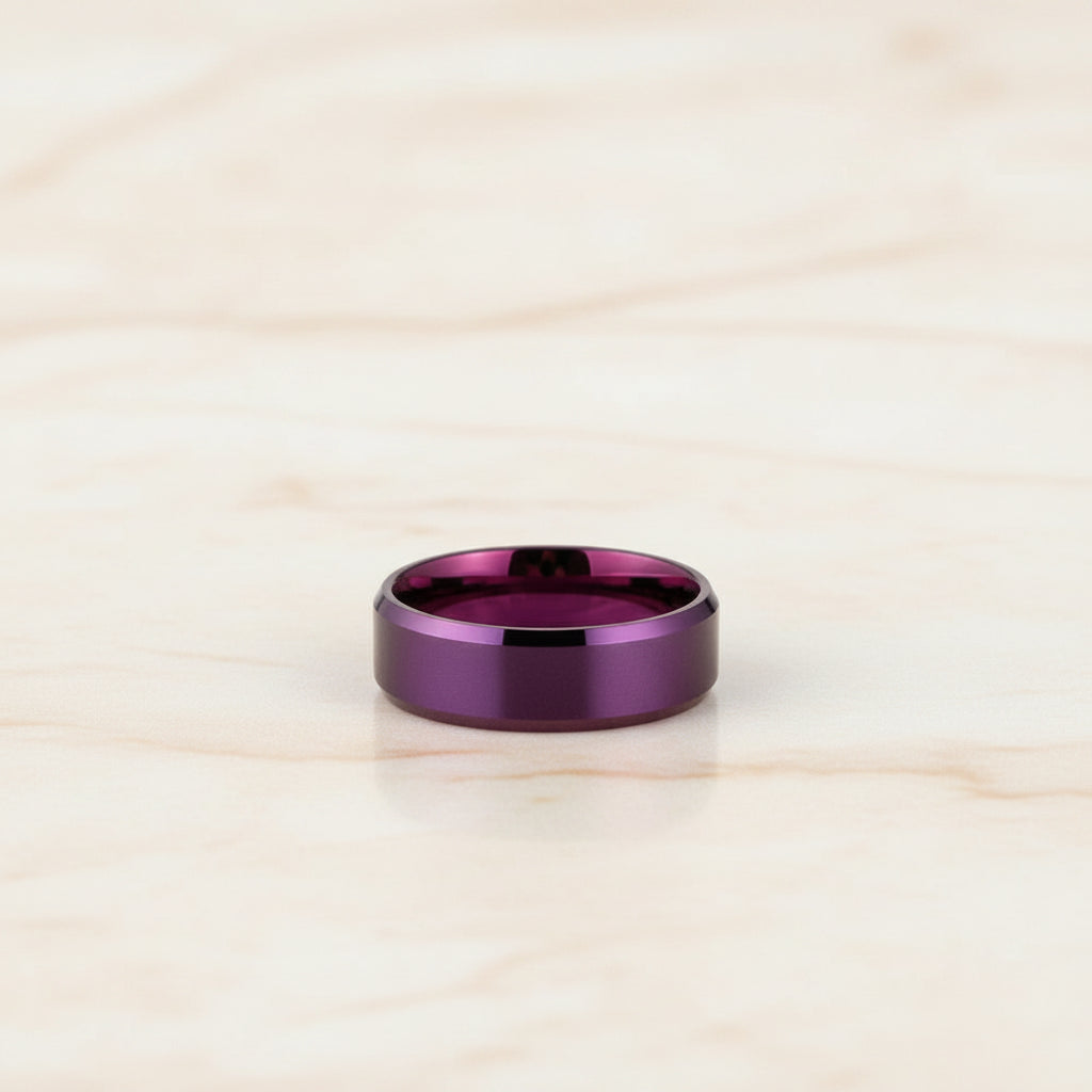 Bague Lumëa Bande Mate - Acier Inoxydable Unisexe